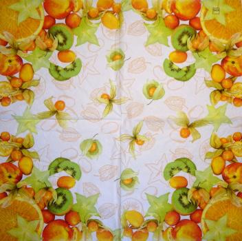 TF-105 Tropical Fruits - 3-ply - Home Fashion